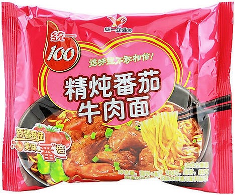 统一【精炖番茄牛肉面】(袋装) 100g